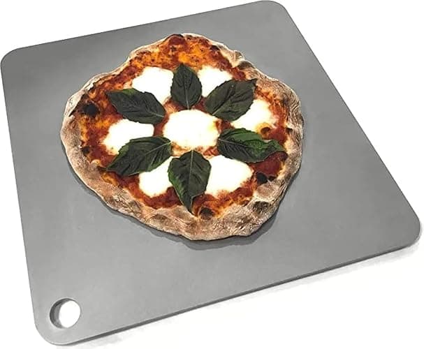 ThermiChef 16" by 16" Pizza Steel (1/4" Thickness) - Multipurpose Cooking Steel for Ovens & Grills - Made in the USA - Image 1