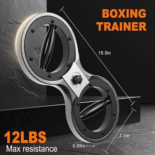 HOTWAVE Burn Machine Plus – Upgraded 360° Rotating Shoulder Machine, Arm Trainer with Enlarged Inner Ring, Heavy-Duty Steel Build, Portable Home Gym Equipment for Full Body Workout & Boxing Training thumbnail 7