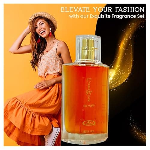 AROMAQUE Perfumes for Women Sets - Al Rehab Choco Musk Perfume 50ml Spray with 3 Scented Cards thumbnail 4