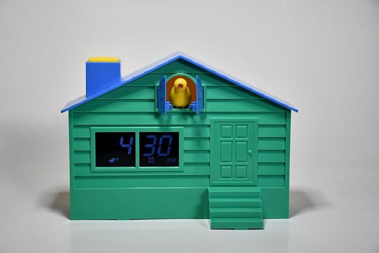 Alarm Cuckoo Clock, Alarm Clock with wake up sunrise light, cuckoo bird, relaxation mode with birds in the forest, snooze button. - Image 1