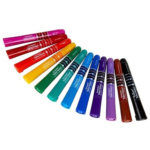 Crayola Take Note Dry Erase Markers for School (12ct) Teacher Classroom Supplies, Chisel Tip Whiteboard Markers, Spring Crafts, Low Odor thumbnail 7