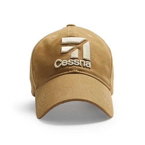 RED CANOE Cessna 3D Logo - Tan - Image 1
