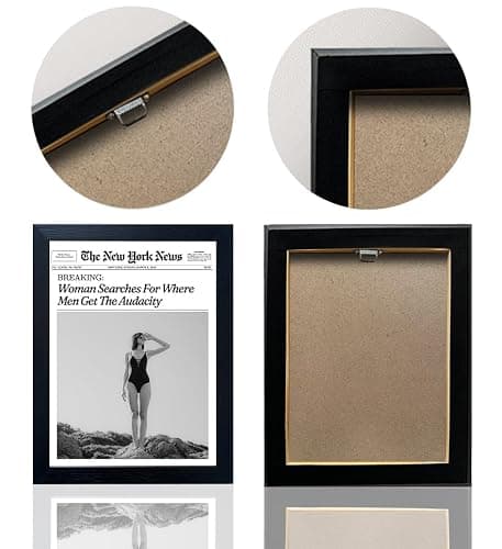 Trendy Newspaper Wall Art New York Poster Framed Prints For Dorm Aesthetic Woman Searches For Where Men Get The Audacity Poster Canvas Fashion Retro Girl Room Magazine Headline Bedroom Decor thumbnail 3