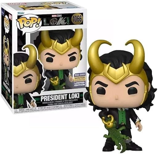 Funko POP! Marvel President Loki Exclusive Vinyl Bobble Head #1066 thumbnail 2