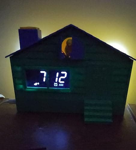 Alarm Cuckoo Clock, Alarm Clock with wake up sunrise light, cuckoo bird, relaxation mode with birds in the forest, snooze button. thumbnail 4
