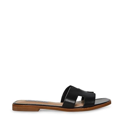 Steve Madden Women's Hadyn Sandal - 7.5 - Black Leather thumbnail 6