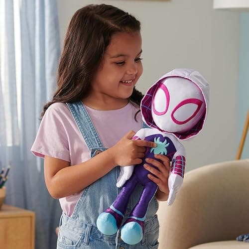 Marvel’s Spidey and His Amazing Friends - My Friend Ghost-Spider 16” Plush with Sounds - Superhero Toys for Kids 3 and Up thumbnail 6