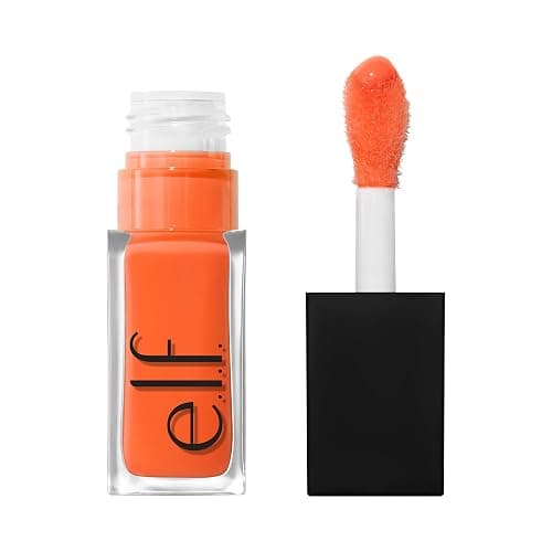 e.l.f. Glow Reviver Plumping Lip Oil, Tinted Lip Plumper For A High-Shine, Plump Finish, Infused With Jojoba Oil, Vegan & Cruelty-Free, Dreamsicle - Image 1