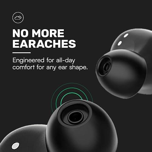 Raycon Everyday Earbuds Classic Bluetooth Wireless with Microphone - Stereo Sound, Active Noise Canceling, in-Ear Bluetooth Headset True Wireless Earbuds 32 Hours Playtime (Blue) thumbnail 8