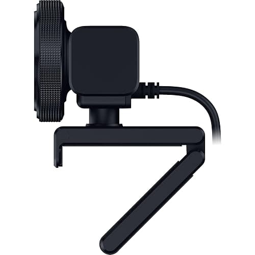 Razer Kiyo V2 X Streaming Webcam: Full HD 60 FPS - Auto Focus - Built-in Microphone - Wide Angle Lense - Integrated Privacy Shutter - Works with OBS, Xsplit, Streamlabs, Discord, Zoom, Teams - Black thumbnail 9