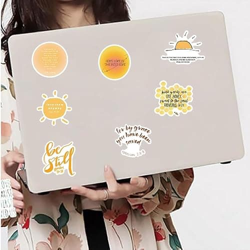 Sapuion 200PCS Bible Stickers, Inspirational Christian Stickers, Bible Verse Stickers, Aesthetic Jesus Faith Stickers for Water Bottles, Religious Christian Gifts for Kids Men and Women thumbnail 5