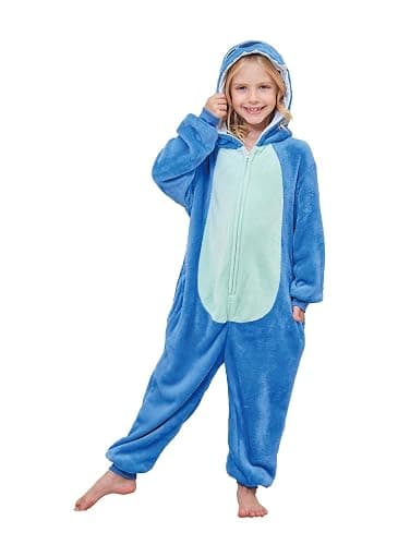 CHPIEPAJMAL Kids Animal Onesie Pajamas Cosplay Costume Halloween Sleepwear thumbnail 3