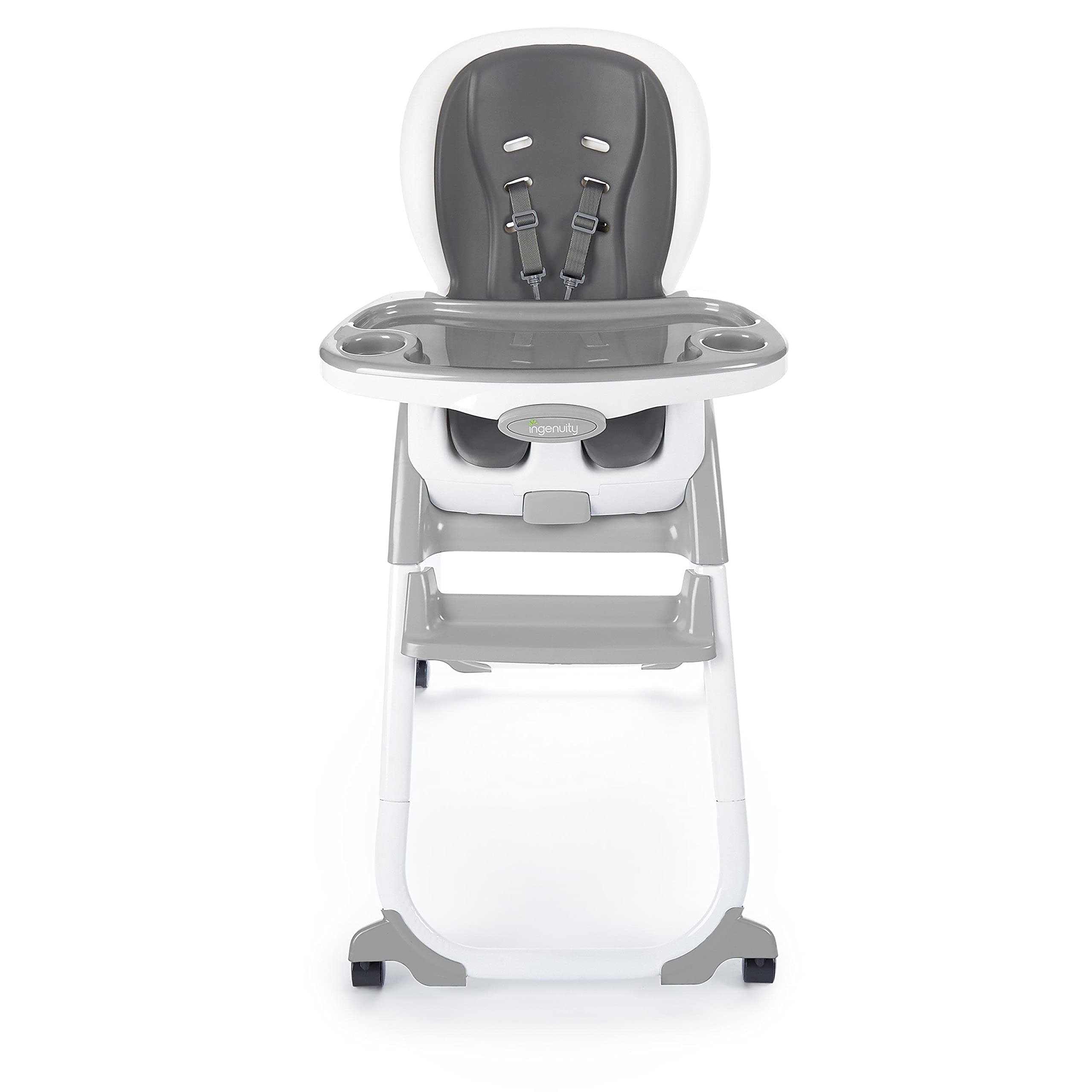 Ingenuity SmartClean Trio Elite 3-in-1 Convertible Baby High Chair, Toddler Chair, and Dining Booster Seat - Slate - Trio Elite Slate