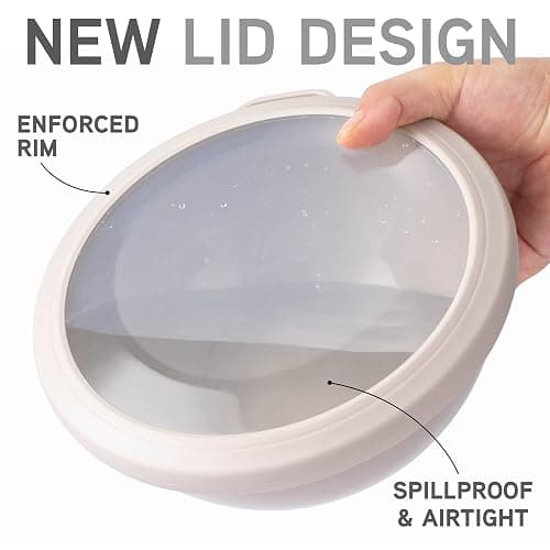 COOK WITH COLOR Nesting Mixing Bowls - 12 Piece Plastic Bowl Set with Lids, Microwave Safe (Mint Ombre) thumbnail 3
