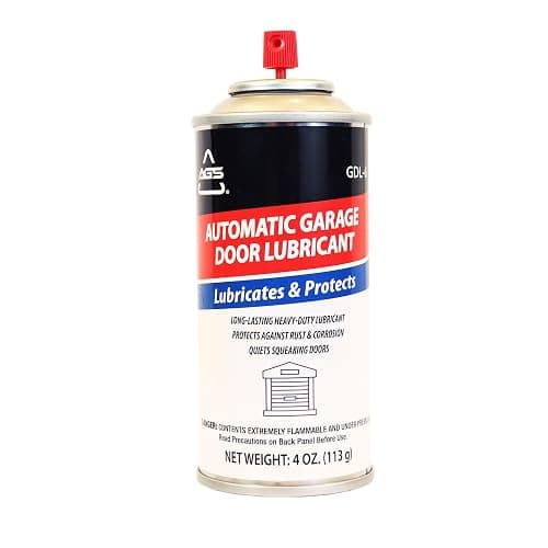 AGS Company Automotive Solutions Garage Door Lubricant Spray – 4 oz Aerosol, Protects Rollers & Springs, Quiets Squeaks, All-Weather Formula thumbnail 4