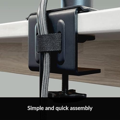 ARCTIC X1-3D - Monitor arm with gas lift arm for one monitor, monitor stand for up to 40"/43" Ultrawide, up to 10 kg/22 Ibs, Cable management, Tiltable, Swivelable, Height adjustable - Black thumbnail 7