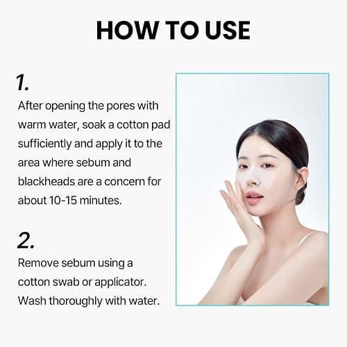 ILSO Super Melting Sebum Softener, 5.29 fl oz, with 40 Skin Wrap Cotton Pads included, Pore Cleansing Solution, Blackhead Softener, Melts Away Blackheads & Sebum, Korean Skincare thumbnail 7