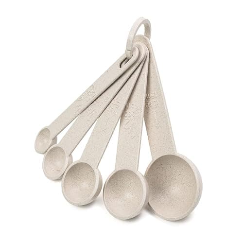 Beille Cream Wheat Straw Measuring Cups Spoons Set Cooking Baking Tools 10pc thumbnail 5