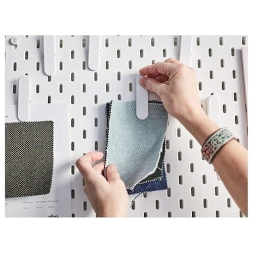 Ikea Pegboard Accessories (Clip) - Pack of 2, White, 0.5 Quart, IKEAOPC6J127 thumbnail 2