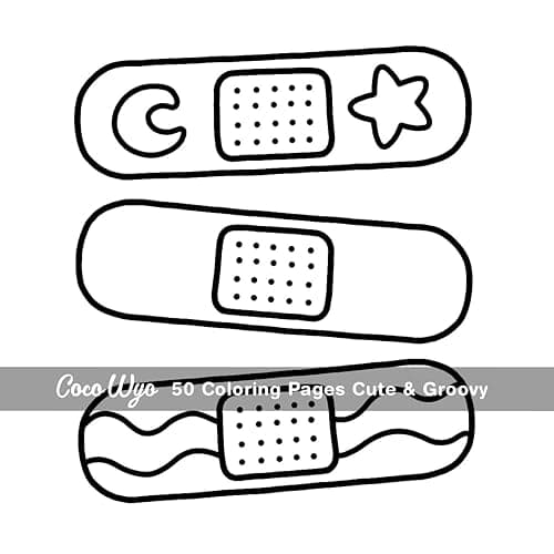 Cute & Groovy: Coloring Book for Adults and Kids, Bold and Easy, Simple and Big Designs for Relaxation Featuring Lovely Things (Bold & Easy Coloring) thumbnail 8