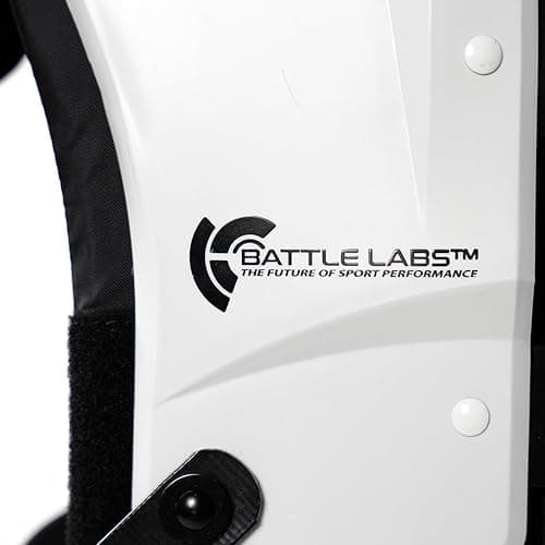 Battle Sports Defender Football Shoulder Pads – The Lightest, Most Protective in Its Class – Aerospace Grade Materials, Ventilated Design, Removable Sternum Plate, Foam Neck Roll thumbnail 5