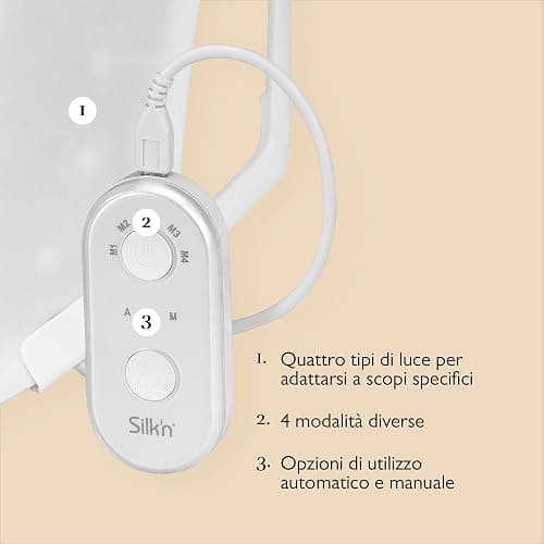 Silk'n Maschera LED viso I LED Face Mask 100 I Maschera per la cura del viso con tecnologia luce LED I senza fili, in silicone, 100 LED thumbnail 5