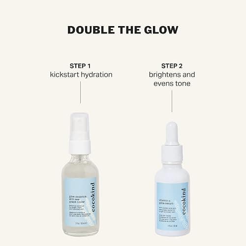 Cocokind Vitamin C Glow Serum, 1 Fl Oz | Brighten & Even Skin Tone and Texture, Hydrating Face Serum with Azelaic Acid and Sea Grape Caviar, Sensitive Skin Friendly thumbnail 6
