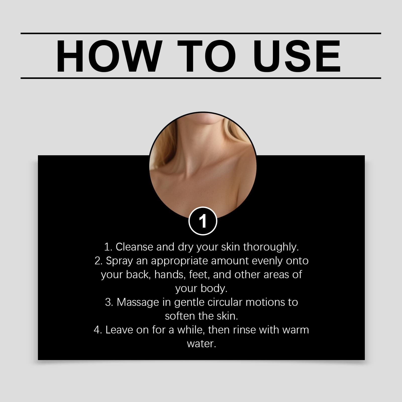 Peel Shot Keratin Care Kojic Acid Turmeric Spray, Body Peel Shot Turmeric Spray,Exfoliating Peeling Solution, Hydrating Formula for Smoother,Brighter Skin thumbnail 8