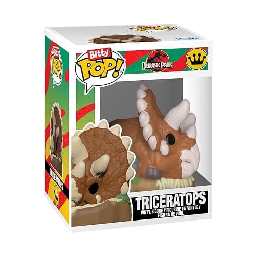 Funko Bitty Pop! Jurassic Park: Ellie Sattler, Ian Malcolm, Triceratops, and Brachiosaurus, with a 1 in 6 chance for a Surprise Mystery Figure - 0.9 Inch (2.2 Cm) Collectable - Gift Idea - Cake Topper thumbnail 7