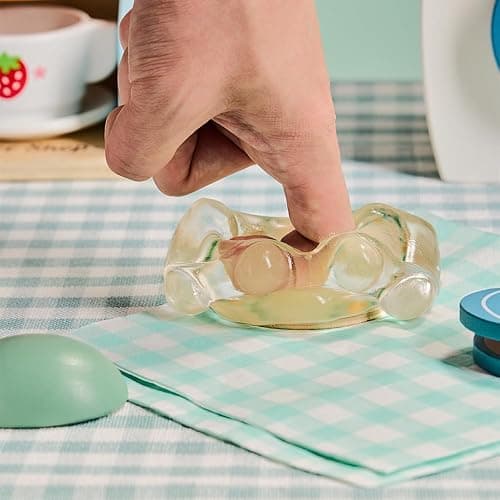 Cute Animals Taba Squishy Toys for Kids & Adults – Kawaii Stress Relief Fidget Sensory Toys, Soft Silicone Squeeze Gifts for Children, Teens, and Adults (Green Paw) thumbnail 5