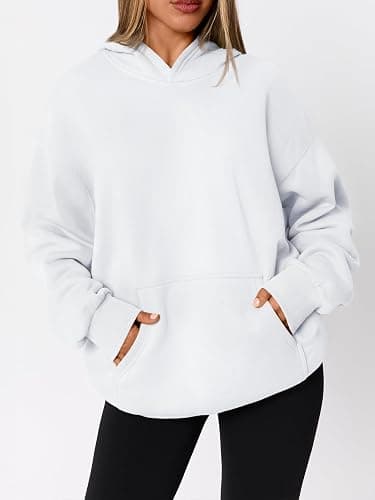 WYNNQUE Hoodies for Women Oversized Sweatshirts Fall Fashion Outfits 2026 Casual Sweaters Tops Fleece Workout Winter Clothes thumbnail 3