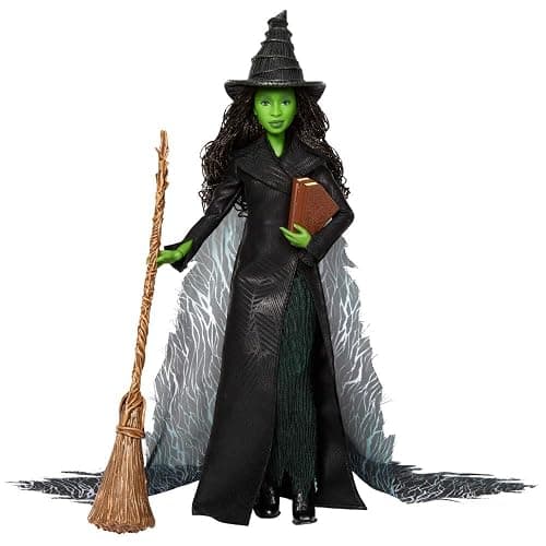 Mattel Universal Pictures' Wicked: for Good Deluxe Elphaba Fashion Doll with Removable Outfit & 4 Accessories, Inspired by The Movie thumbnail 3