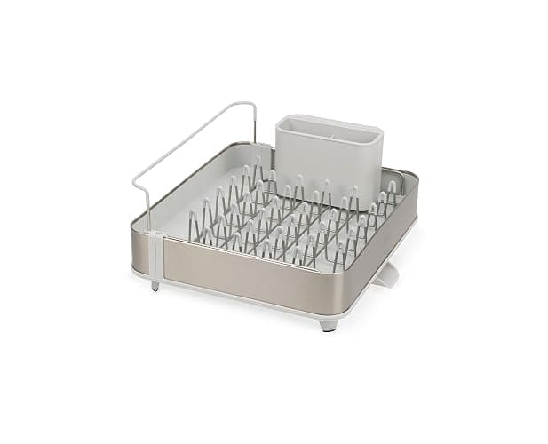 Joseph Joseph Extend Steel Expandable Dish Drainer Rack Removable Cutlery Silverware Holder Stainless Steel thumbnail 5