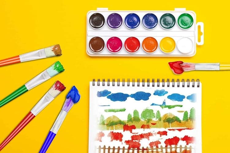 10Pcs Paint Brushes for Kids, Anezus Kids Paint Brushes Toddler Large Chubby Brushes Round and Flat Preschool Painting Brushes for Washable Paint Acrylic Paint thumbnail 7