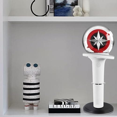 MingQiEven Lightstick Stand 2 Pack Black Holder for Official Lightsticks Fits Complicable withStray Kids|Enhypen|Ateez|Twice|Kpop thumbnail 2