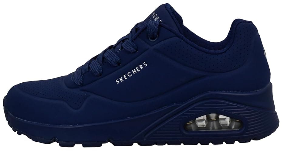 Skechers Women's Uno-Night Shades Sneaker – Air-Cooled Memory Foam, Skech-Air Midsole, Durabuck Upper thumbnail 7
