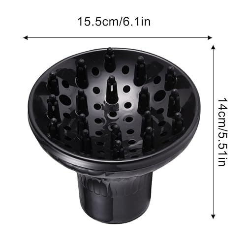 Universals Hair Diffuser, Hair Dryer Diffuser Attachment For Curly And Natural Wavy Hair, Professional Blow Dryer Diffuser For Hairdryer, Frizz Frees Hair Drying thumbnail 6