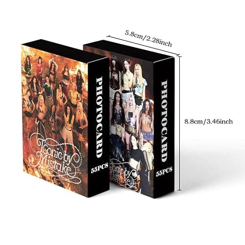 sunlelekz KATSEYE LE SSERAFIM ILLIT Iconic by Mistake Lomo Card Set - 55PCS Kpop Girl Group Photocards - Image 1