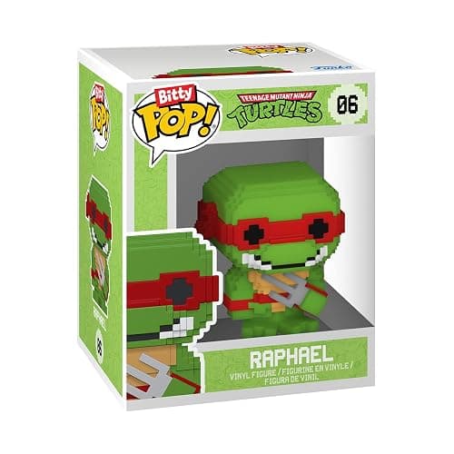 Funko Bitty POP! Teenage Mutant Ninja Turtles (TMNT) - Shredder, 4-Pack - 8-Bit Raphael, 8-Bit Donatello, 8-Bit Leonardo and A Surprise Mystery Mini Figure - 0.9 Inch (2.2 Cm) Collectable - Gift Idea thumbnail 7