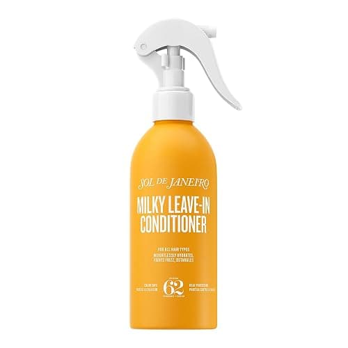 Sol de Janeiro Milky Leave-In Conditioner | Fights Frizz | Detangles | Heat Protection Spray For Hair | Vegan Formula - Image 1