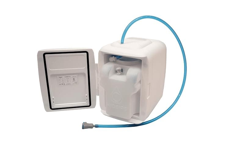 Electric Water Dispenser 4L Mini Fridge quick connect and disconnect to desktop water dispenser, water storage, water cooler for nightstand, under bed or desk, bedside water storage, beverage dispense thumbnail 4