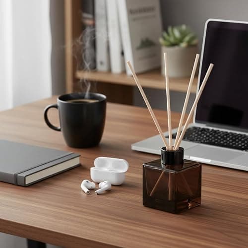 Nongcunren 100ml 2pcs Reed Diffuser Bottles,Fragrance Diffuser Empty Bottle with 20pcs Reed Sticks for Home Fragrance Accessories and Women Gift Room,Home,Bathroom Decor thumbnail 7