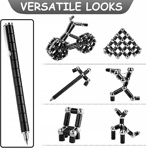 Fidget Pen Toys For Ages 8-13 - Magnetic Pen Magnets For Kids - Teen Girl Boy Gift Trendy Stuff - Gift For Teenage Boys Girls - Cool Things Toy For Boy Age 8-12 - Gift For 10 11 12 13 14 Year Old Girl thumbnail 8