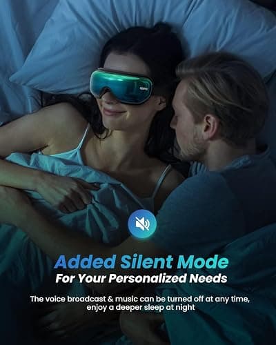 RENPHO Eyeris 1 Eye Massager with Heat, Birthday Gifts Eye Mask for Mom Dad Women Men Her Him, Smart Sleep Mask with Voice for Relax, Reduce Strain thumbnail 6