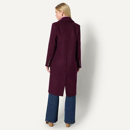 Amazon Essentials (Demi's Pick) Women's Regular-Fit Double Breasted Wool-Blend Longline Coat thumbnail 3