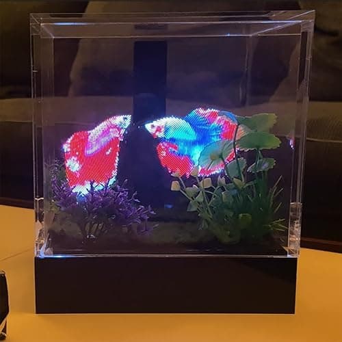 Showcase Holograms - Hologram Fish Tank | Holographic Aquarium with Moving Fish | Plug & Play, Lightweight & Durable | Perfect for Home, Office, Business or Gifts thumbnail 4