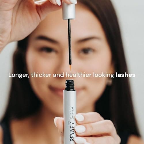 Original Revive7 Revitalizing Lash Serum for Eyelash Thickness - Serum Brow Enhancer Eyebrow - Lash Enhanced Formula for Longer, Fuller and Thicker Natural Eyelash, Made in Canada (3 ml) thumbnail 5