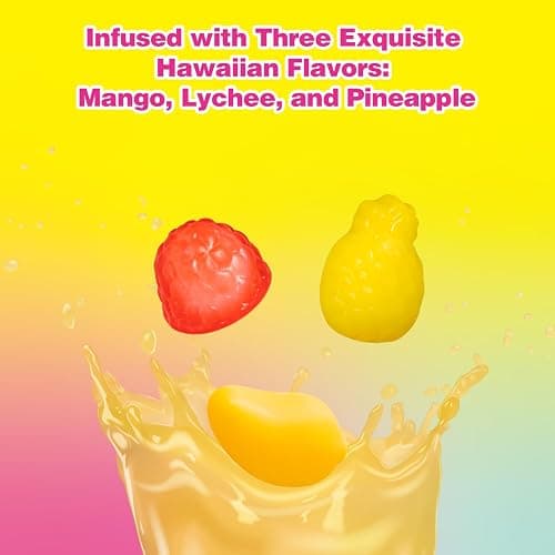 Amos Peelerz Assorted Peelable Gummy Variety Pack – Mango, Lychee & Pineapple | 24 Individually Wrapped Packs (608g) | Fun, Chewy, Shareable Treat thumbnail 3