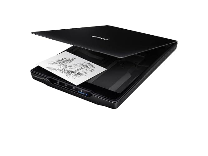 Epson Perfection V19 II Flatbed Photo Scanner 4800 dpi Optical Resolution | USB Power High-Rise Removable Lid for Documents and Old Pictures to Digital Conversion thumbnail 7