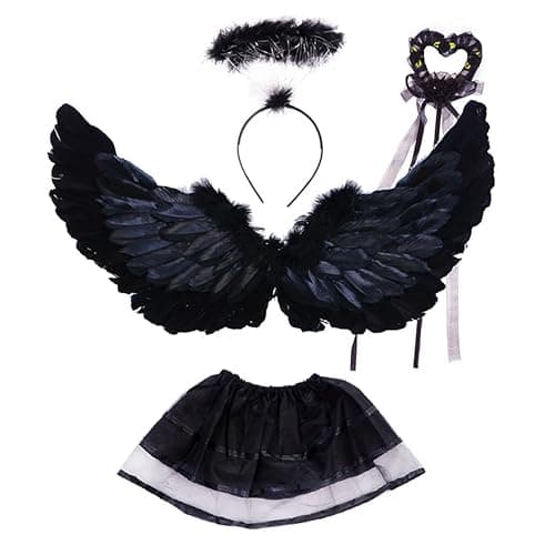 Creative Angel Feather Wings with Elastic Straps Bright Color Lightweight Costume Cosplay Wings Photography Props Halloween Supplies Yellow thumbnail 7